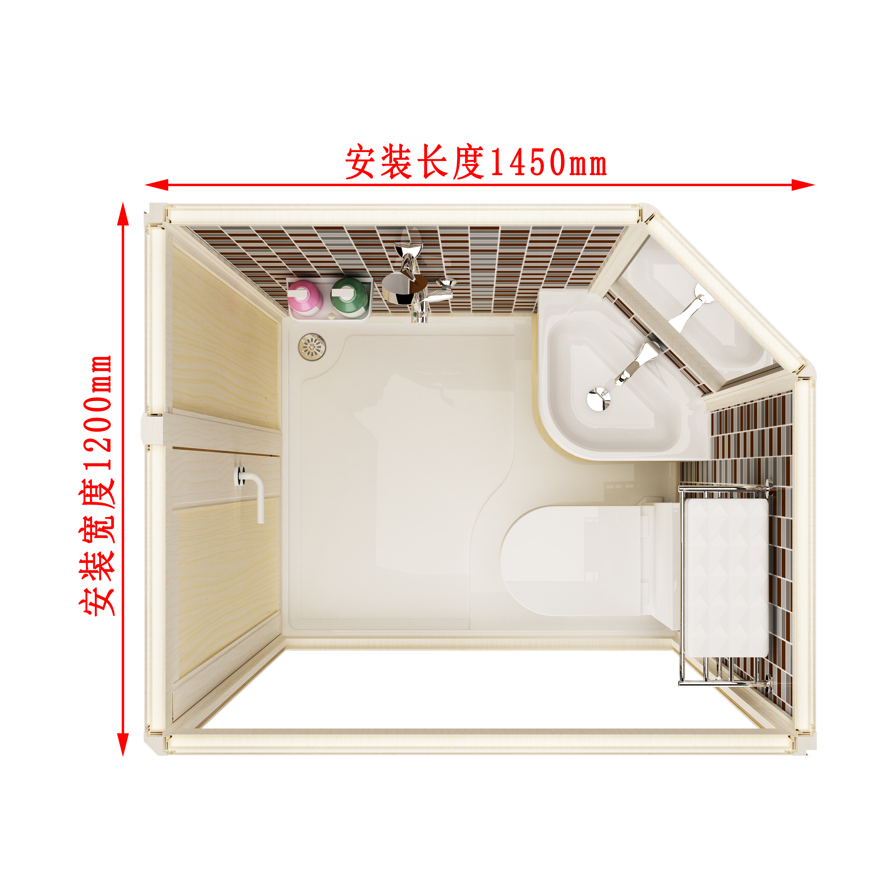 供應(yīng)青島整體衛(wèi)生間整體浴室定做生產(chǎn) 逸巢整體衛(wèi)生間日租房*整體浴室