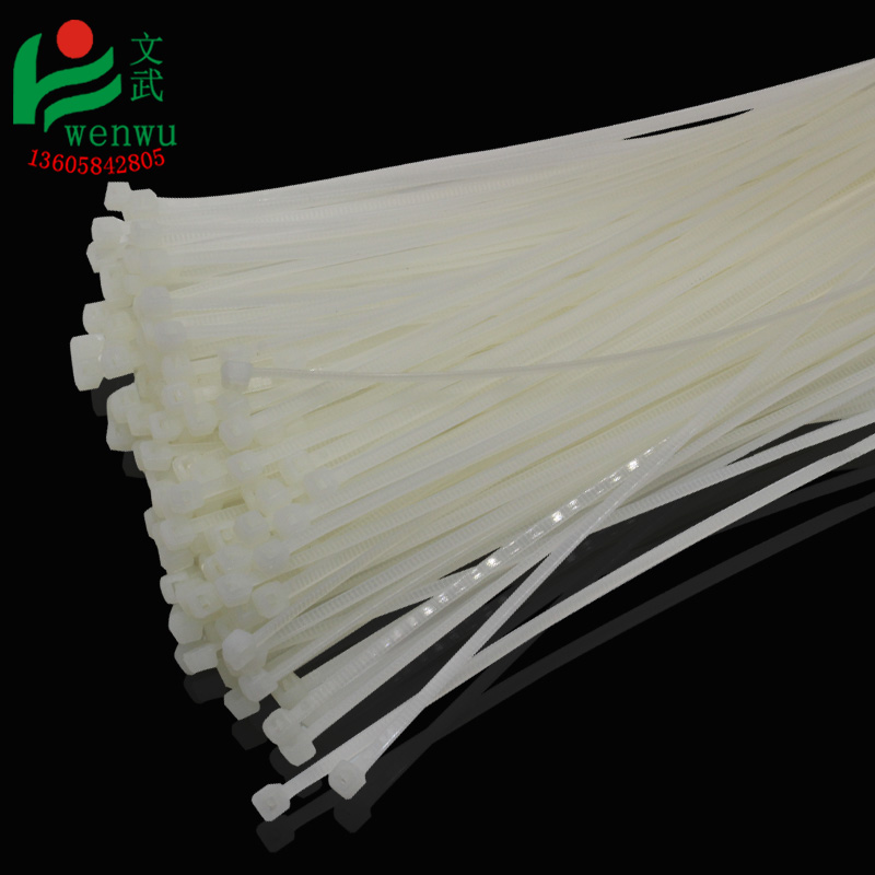 新品白色扎帶扎線帶 自鎖式尼龍?jiān)鷰? 250mm250條包帶黑色累死狗