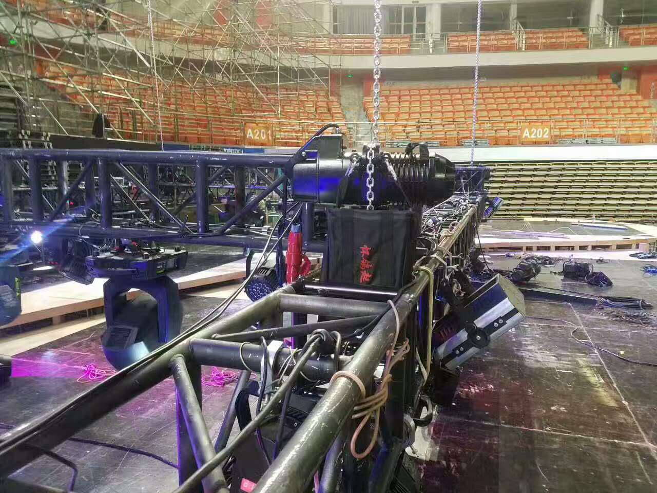 舞臺燈光音響用電動葫蘆自爬式倒鏈