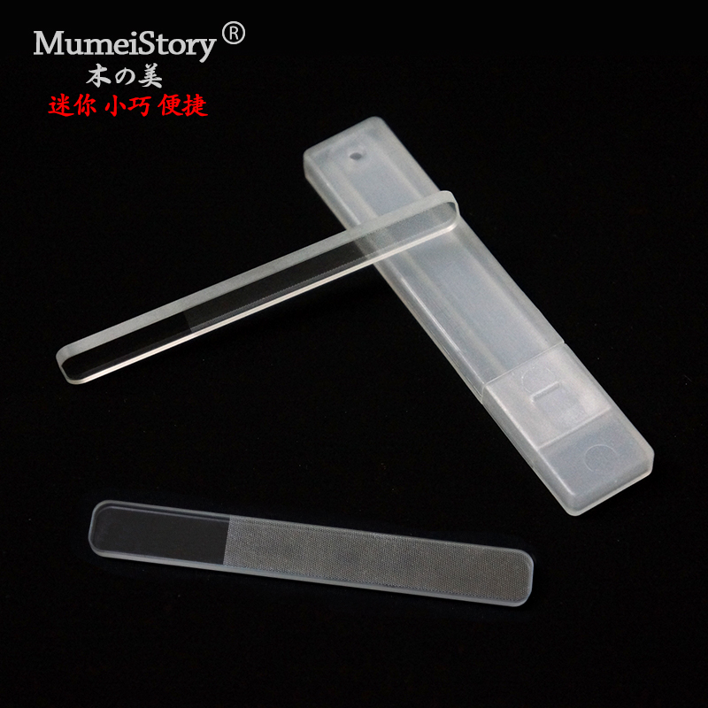 日韓熱銷納米神器玻璃拋光指甲銼打磨亮甲木之美修型護甲銼美甲工具批發(fā)