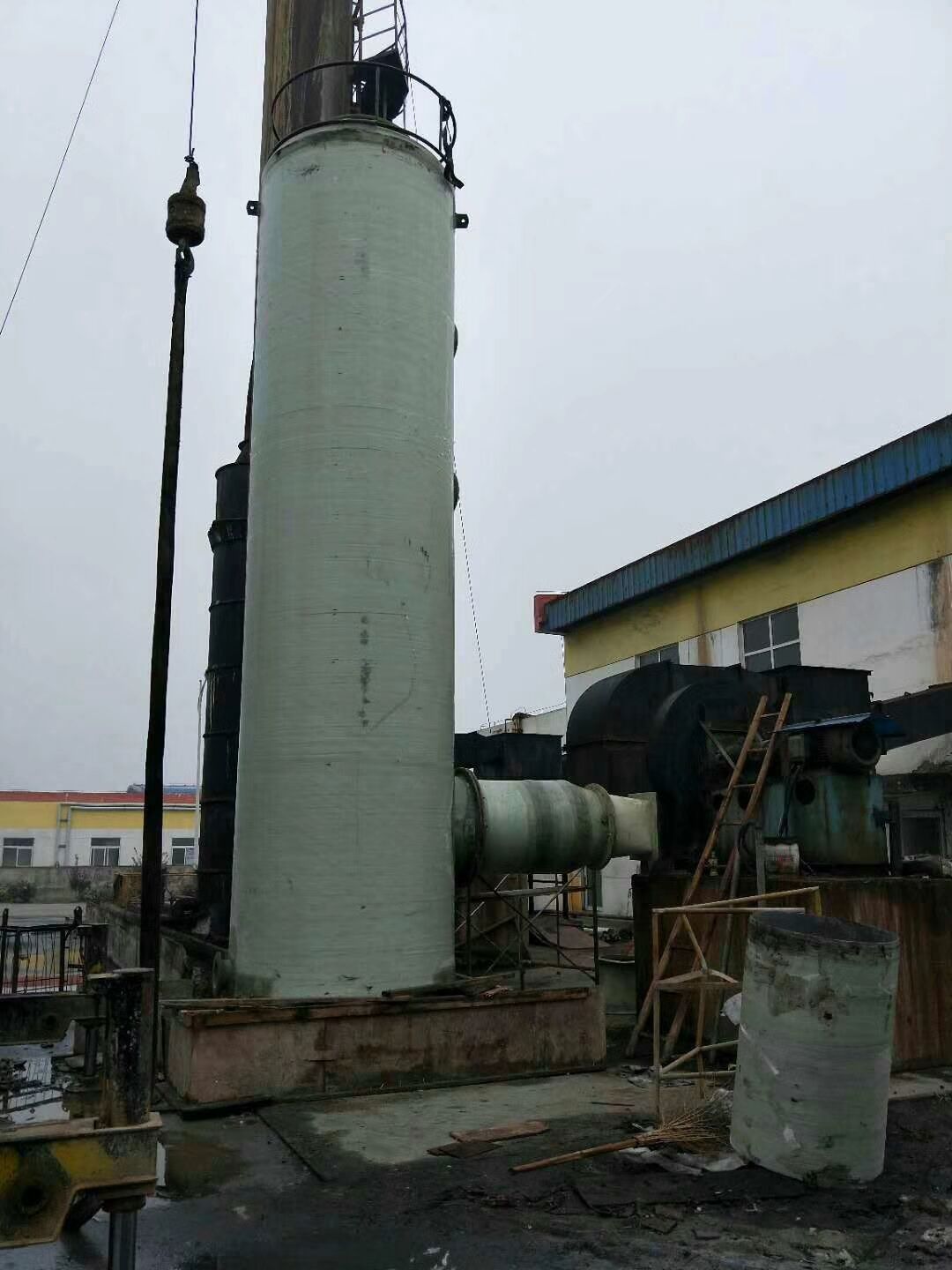 玻璃鋼吸收塔脫硫塔鍋爐除塵器凈化塔環(huán)保設(shè)備玻璃鋼脫硫塔酸霧凈化塔