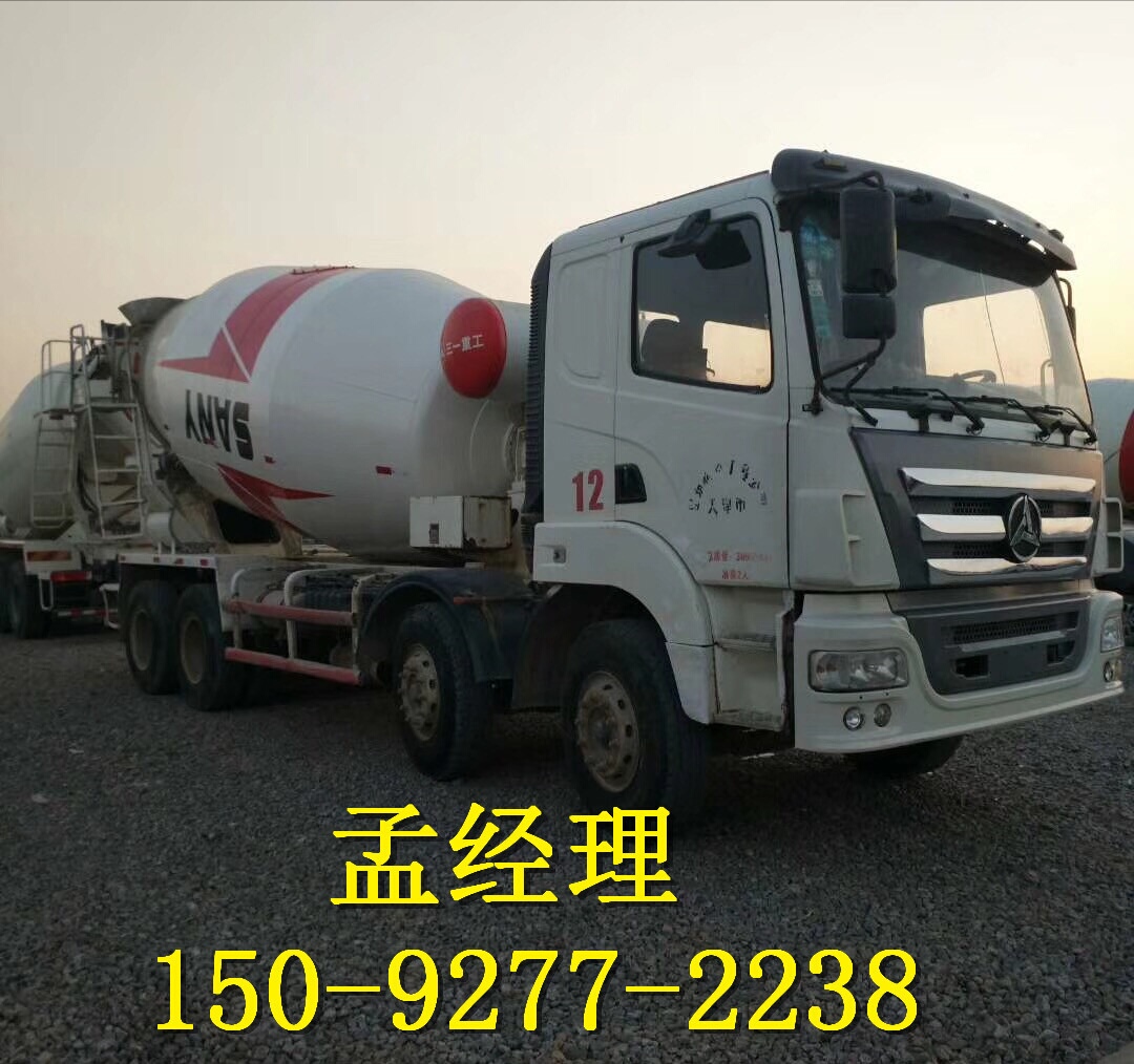 山東梁山廠家直銷二手德龍大12方 混凝土攪拌罐車 原車原況 可分期 可電儀 二手混凝土攪拌罐車