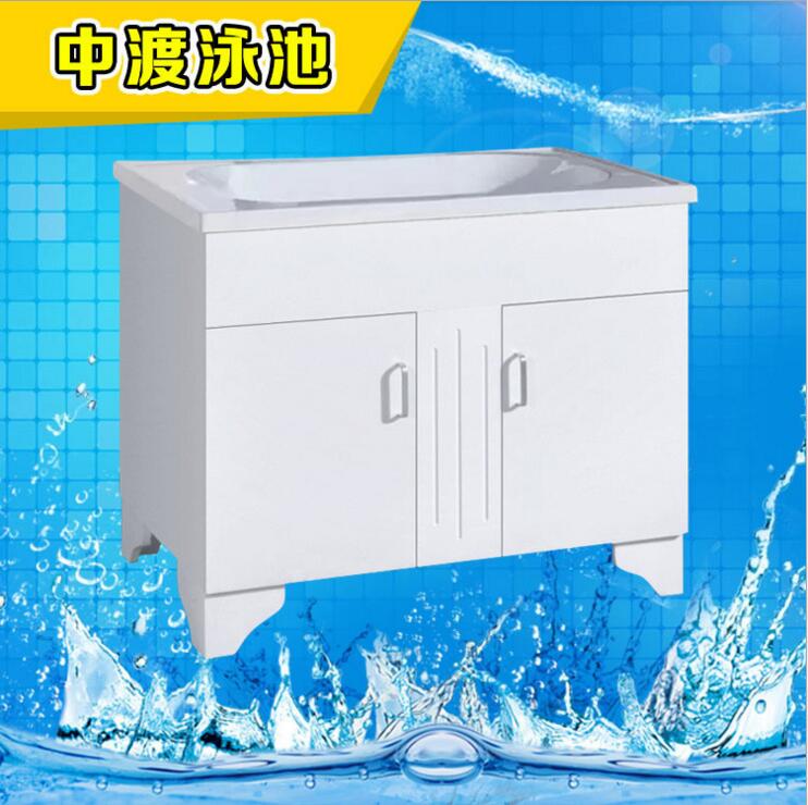 廠家直銷亞克力帶柜嬰兒洗澡盆 長(zhǎng)方形儲(chǔ)物柜洗澡盆 多色嬰兒澡盆 兒童澡盆