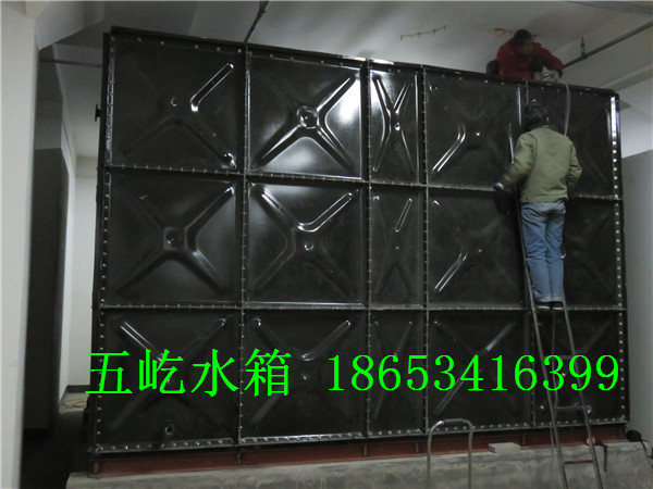 鶴崗搪瓷鋼板組合人防水箱