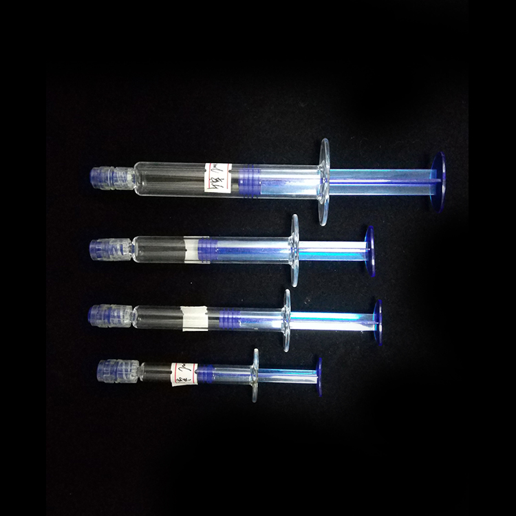現(xiàn)貨 廠家直銷10ml藍色透明水光針針筒瓶身可加絲印電鍍 定制OEM