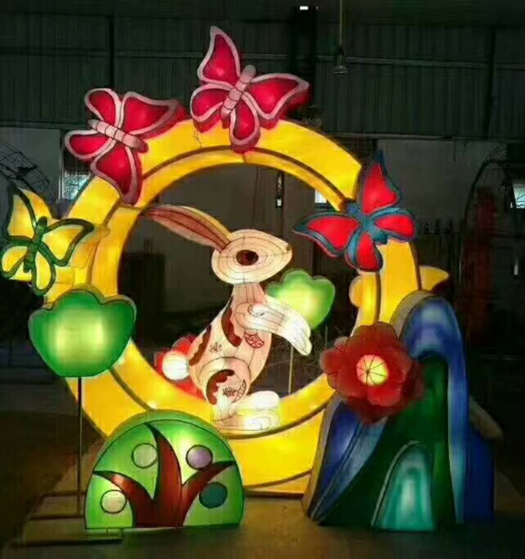 傳統(tǒng)花燈純工藝手工制作彩燈中秋節(jié)燈會用品