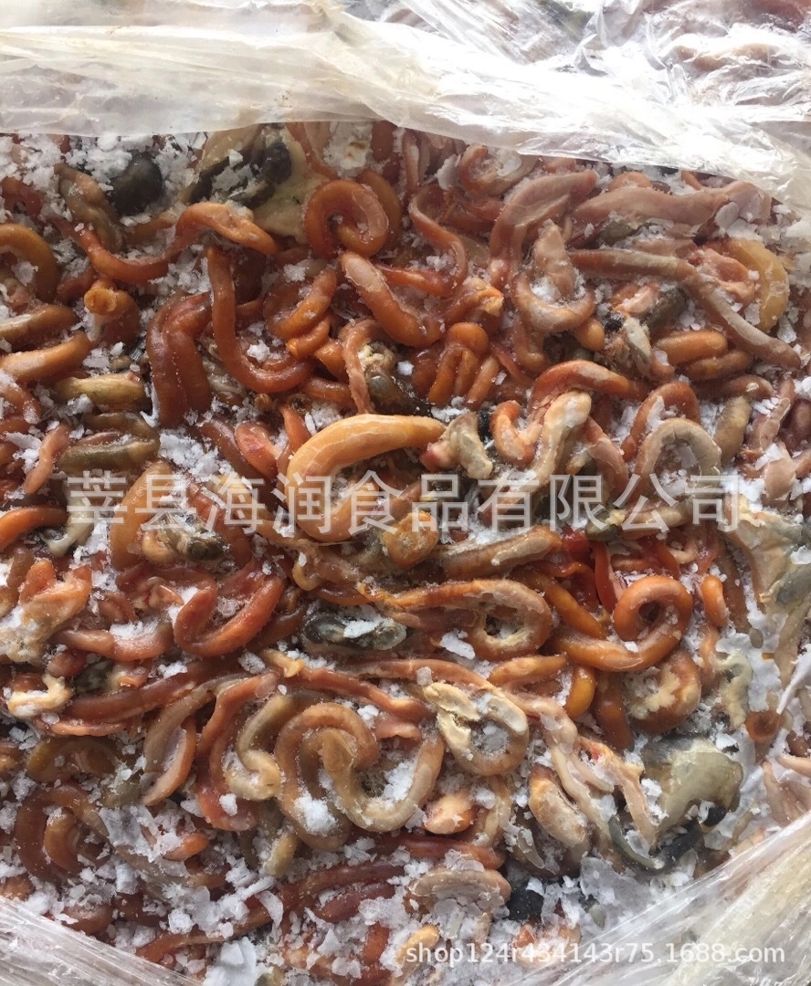 鰱魚草魚飼料凍雞腸 冷凍雞腸
