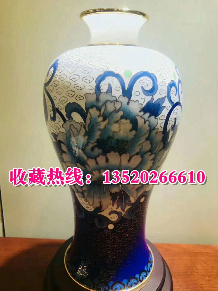 景泰藍(lán)鑲玉福韻滿堂戴嘉林大師作品