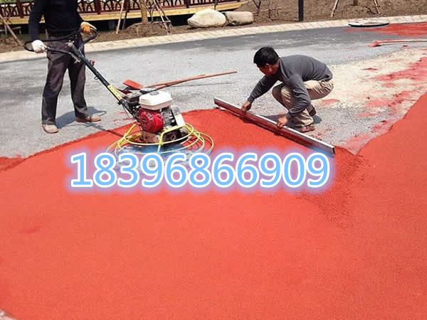 彩色透水混凝土/透水地坪膠結(jié)料/透水地坪包工包料價(jià)格
