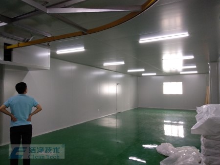 濱州食品潔凈廠房隔斷吊頂裝修