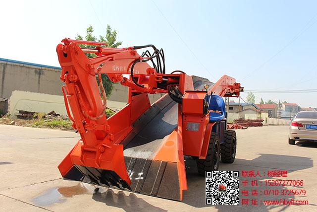 礦山巷道電動扒渣機  湖北襄陽液壓隧道扒裝機   永力通重工