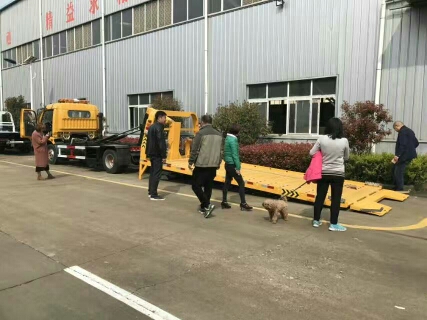 新五十鈴清障車 江鈴五十鈴平板清障車