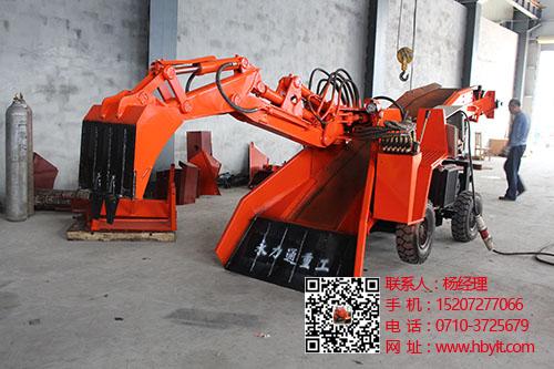 礦山巷道電動扒渣機  湖北襄陽液壓隧道扒裝機   永力通重工