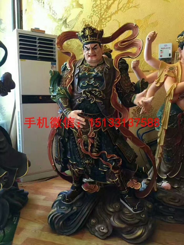 玻璃鋼站像四大天王佛像 寺廟佛像