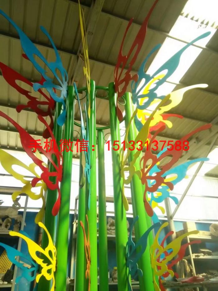 不銹鋼蝴蝶雕塑 公園不銹鋼雕塑
