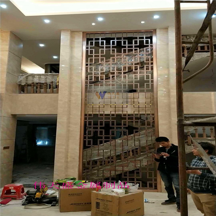 偉天盛不銹鋼板材激光鏤空屏風(fēng) 廠家直銷不銹鋼屏風(fēng)隔斷黑鈦不銹鋼 廠家直銷不銹鋼屏風(fēng)隔斷不銹鋼花格