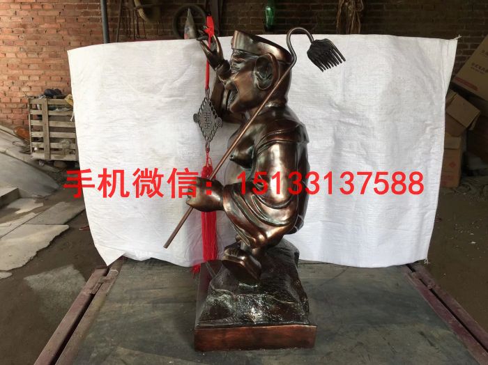 豬八戒人物銅雕塑 銅雕工藝品