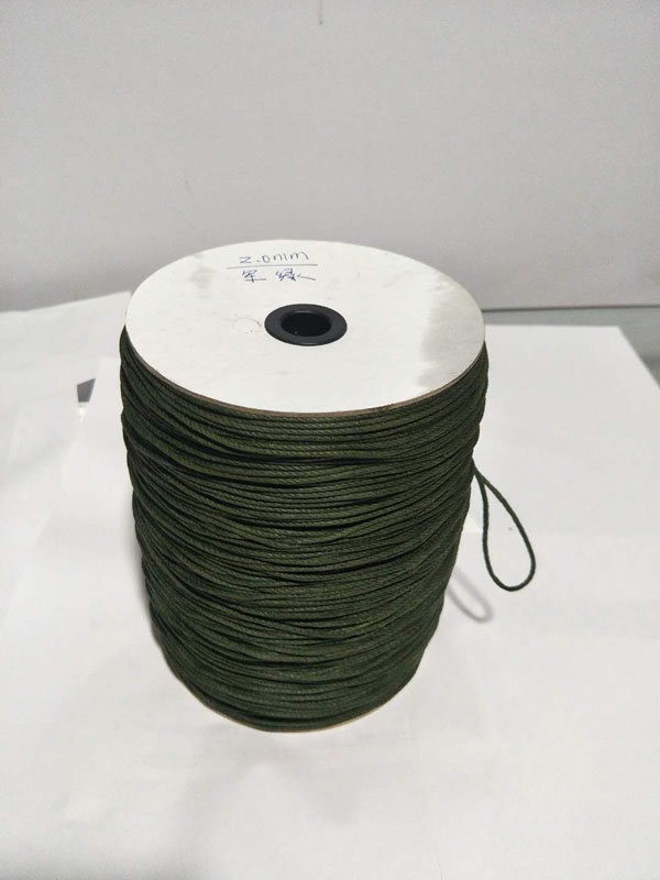 廠家現(xiàn)貨供應(yīng)麻棉蠟繩各種粗細(xì)規(guī)格商標(biāo)吊牌麻棉蠟繩按需求定染色 天然麻棉過蠟繩