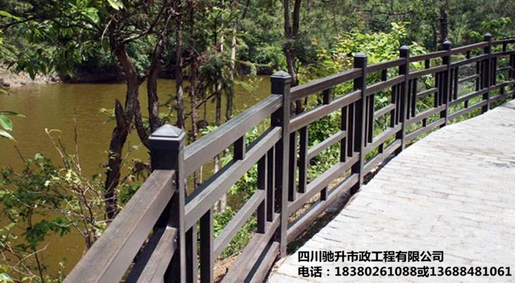 凱里市批發(fā)鑄造石鐵藝欄桿 噴砂欄桿復合式橋梁欄桿