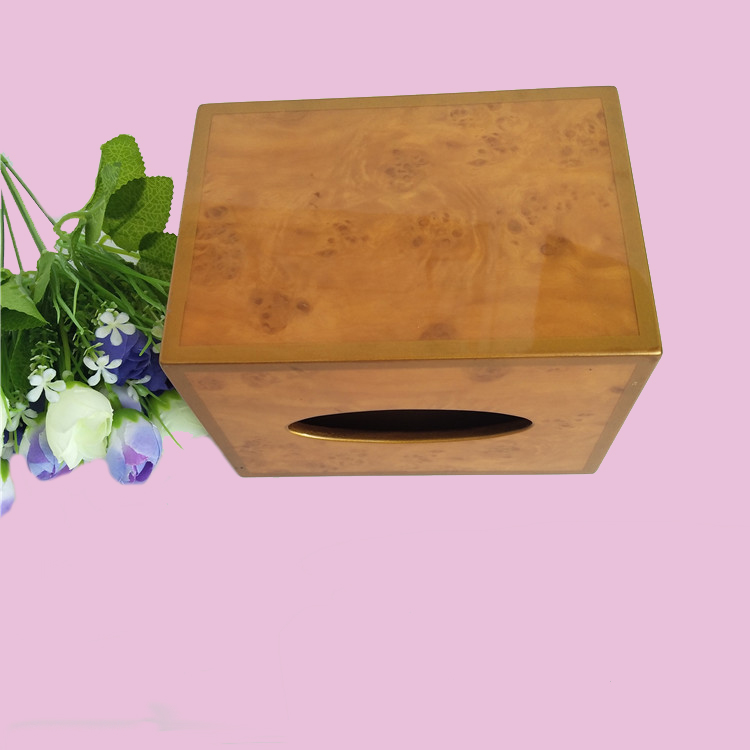 酒店飯店茶餐廳*餐巾紙盒現(xiàn)貨木質(zhì)紙巾盒客廳紙巾盒可雕刻logo可定制 抽紙盒