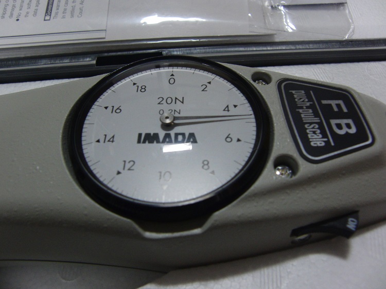 供應高精度指針式推拉力計 壓力測試儀器 小型便攜式的拉力 依夢達指針式推拉力計FB-20N