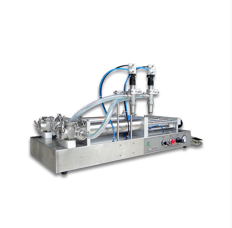 XBGZJ-1000GS半自動雙頭臥式膏液灌裝機(jī) 蜂蜜灌裝機(jī)