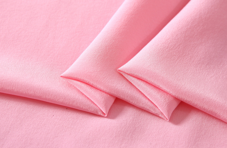 真絲布料*桑蠶絲雙縐面料 現(xiàn)貨供應(yīng) 真絲雙縐面料