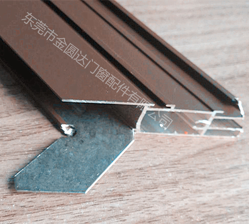 鋅鐵組角片鋁塑斷橋型材鐵角碼平開窗拉片推拉窗鋁材插片