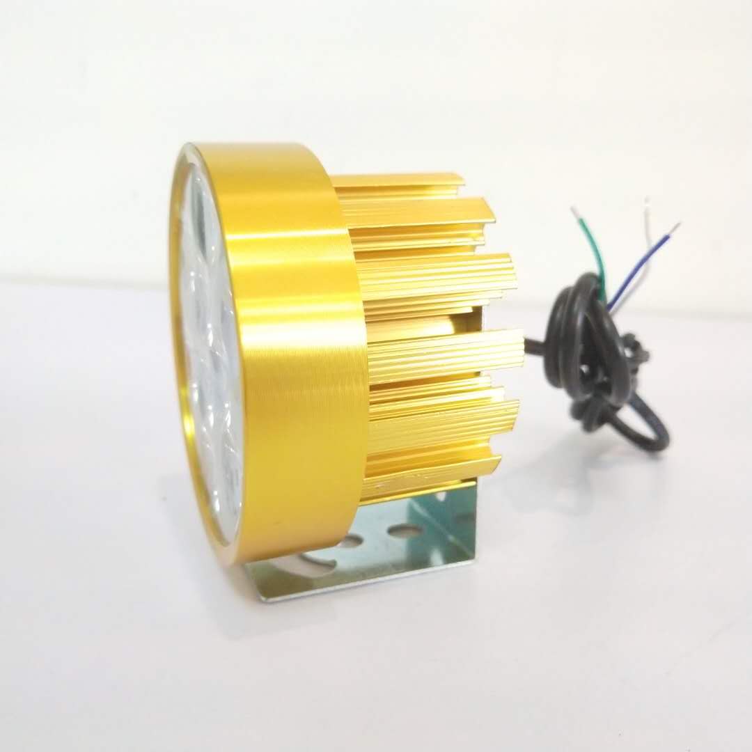 供應(yīng)外置電動(dòng)車LED大燈摩托車燈九珠高亮車燈