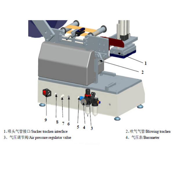 XB-T-30114半自動(dòng)平面貼標(biāo)機(jī) 塑料袋貼標(biāo)機(jī)