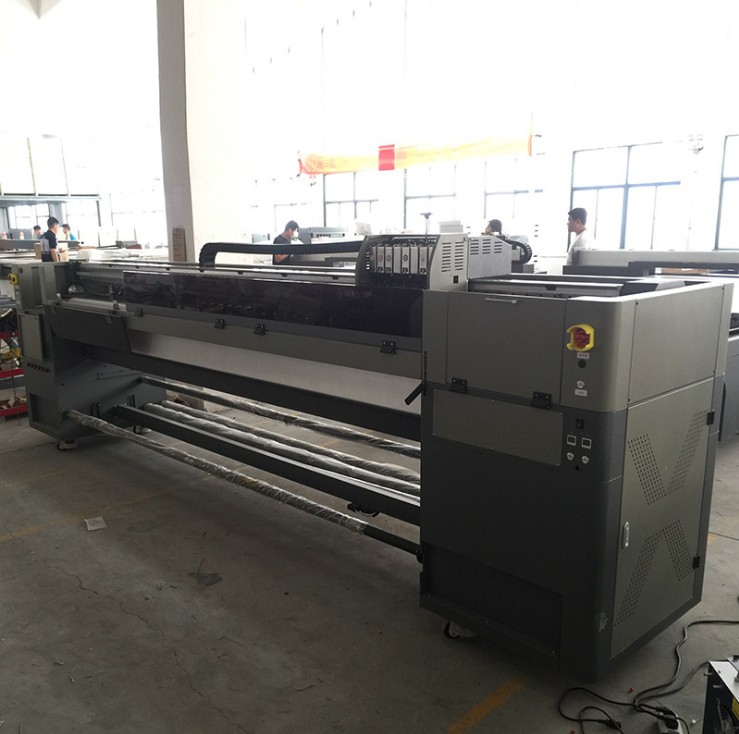 3.2米UV卷材機(jī)三頭白彩油8D效果UV卷材寫真機(jī)噴繪機(jī) 3.2米UV卷材白彩油寫真打印機(jī)