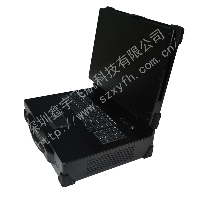 17寸便攜式三屏便攜機(jī)同顯異顯工業(yè)便攜機(jī)工控一體*外殼鋁機(jī)箱