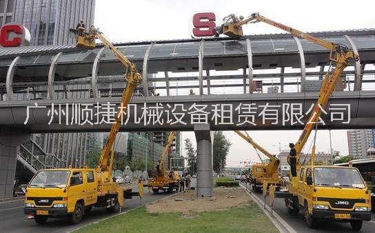 廣州升降車(chē)出租電話，高空排水管安裝，高空外墻修補(bǔ)車(chē)出租