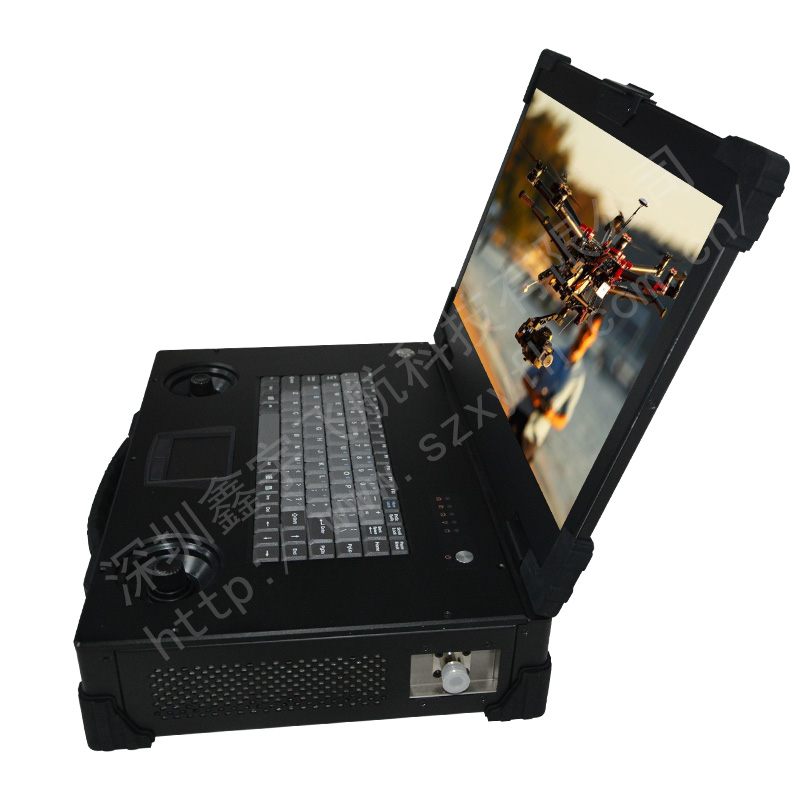 17寸雙搖桿無人機地面工作站工業(yè)便攜機機箱*電腦殼加固筆記本