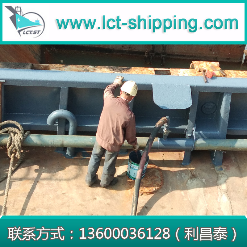 船舶維修海船刷漆上油漆自卸船打砂