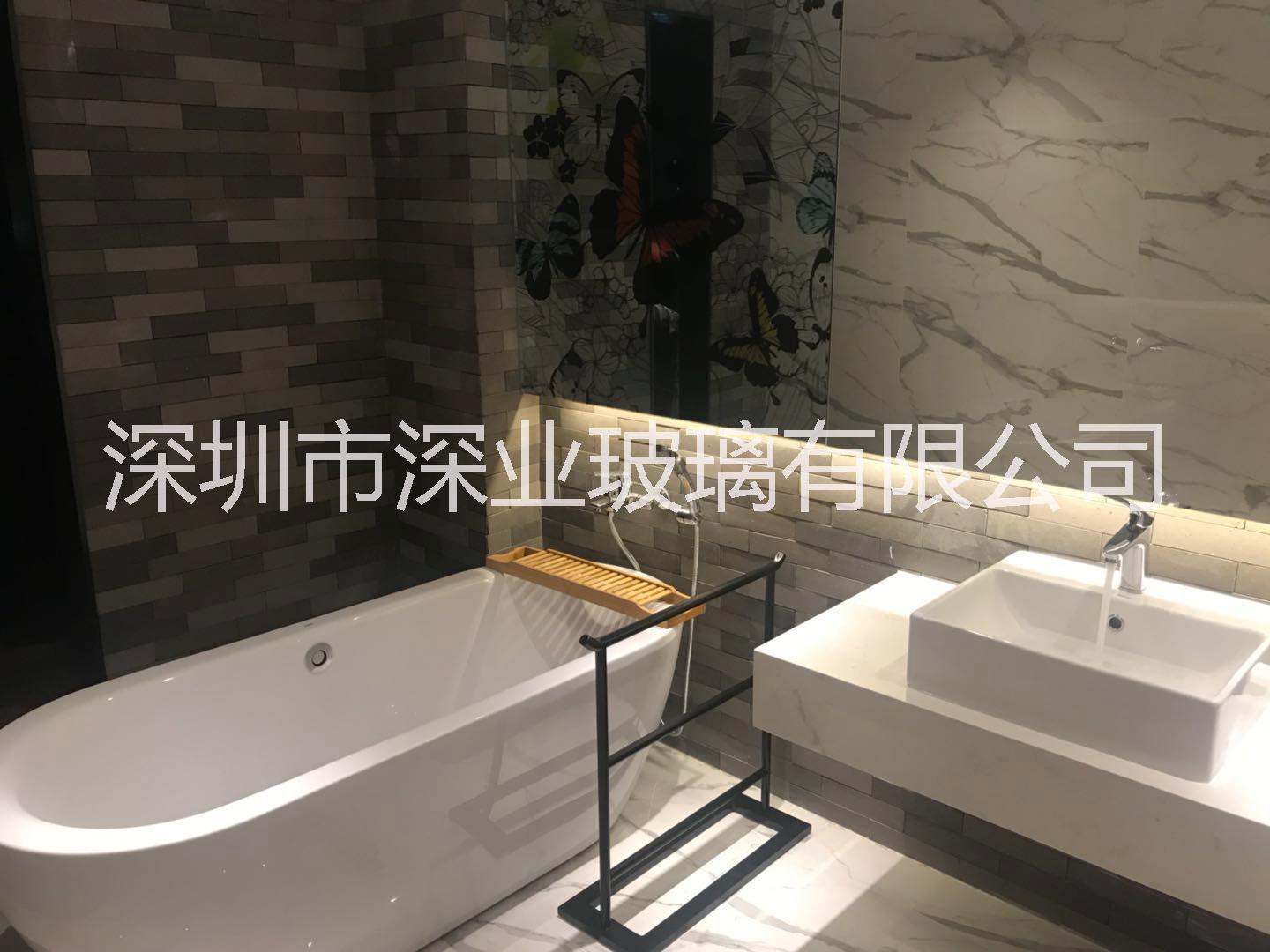 深圳白玻鋼化玻璃線條砂 淋浴間玻璃 景觀窗 白玻鋼化線條砂 加工工藝 玻璃線條砂