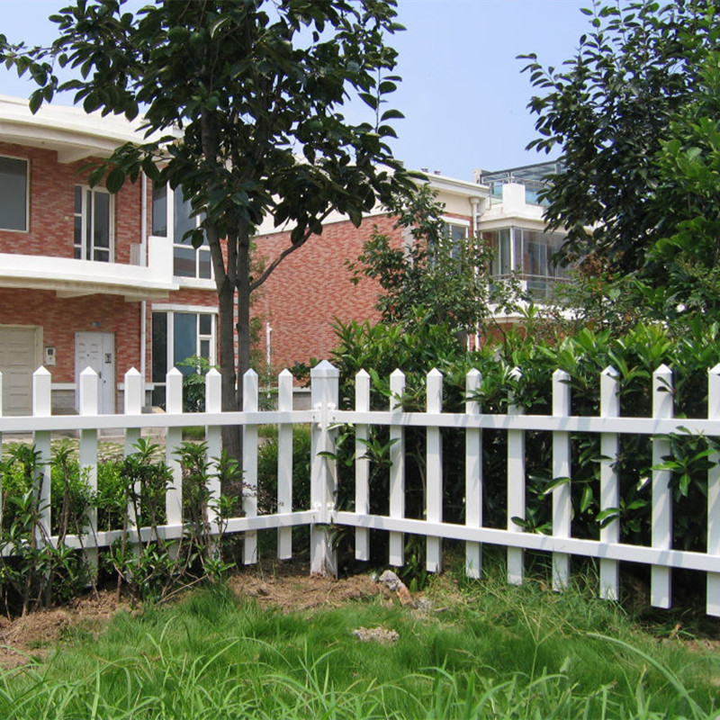 PVC塑鋼防護(hù)隔離柵 塑鋼護(hù)欄 花池草坪塑鋼圍欄