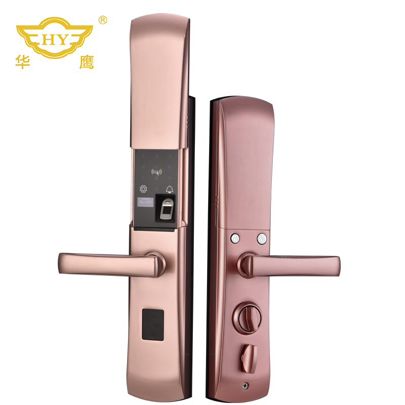 HY007華鷹半導體家用防盜門全自動智能指紋鎖廠家批發(fā)
