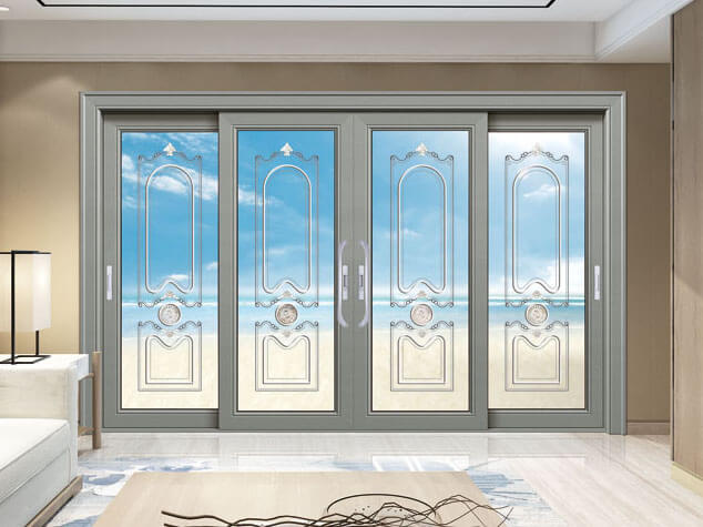 鋁合金門窗陽臺推拉門的縫隙清理