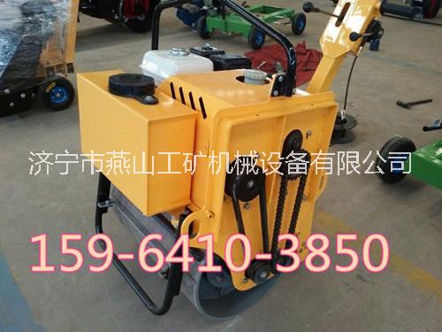無縫鋼輪使用壽命長手扶式壓土機 一輪小碾子