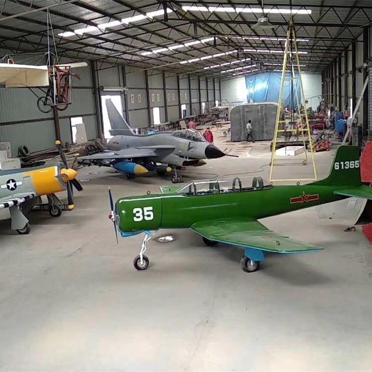 大型靜態(tài)仿真飛機(jī)模型金屬模型  山東復(fù)古飛機(jī)模型