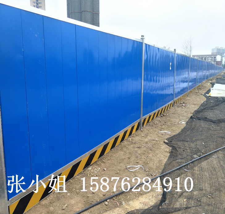 江門開平市政施工圍擋彩鋼平面扣板圍擋工地施工隔離圍蔽擋板牢固抗風(fēng)