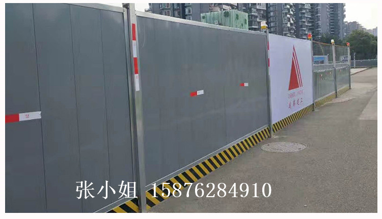 江門開平市政施工圍擋彩鋼平面扣板圍擋工地施工隔離圍蔽擋板牢固抗風(fēng)