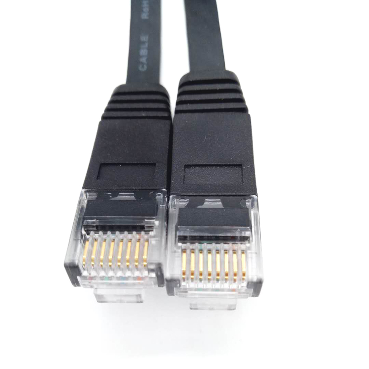 現(xiàn)貨供應(yīng)1米黑色cat6千兆扁平網(wǎng)線無(wú)氧銅過(guò)測(cè)試網(wǎng)絡(luò)跳線