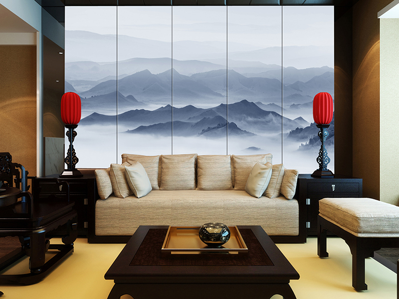 上海廠家定制藝術(shù)硬包 電視背景墻