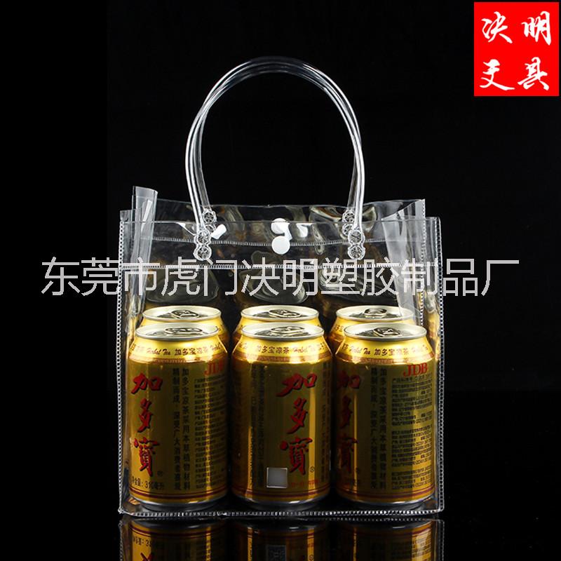 廠家生產(chǎn)PVC手提袋 透明防水手挽袋 超市購物袋 服裝袋 包裝袋