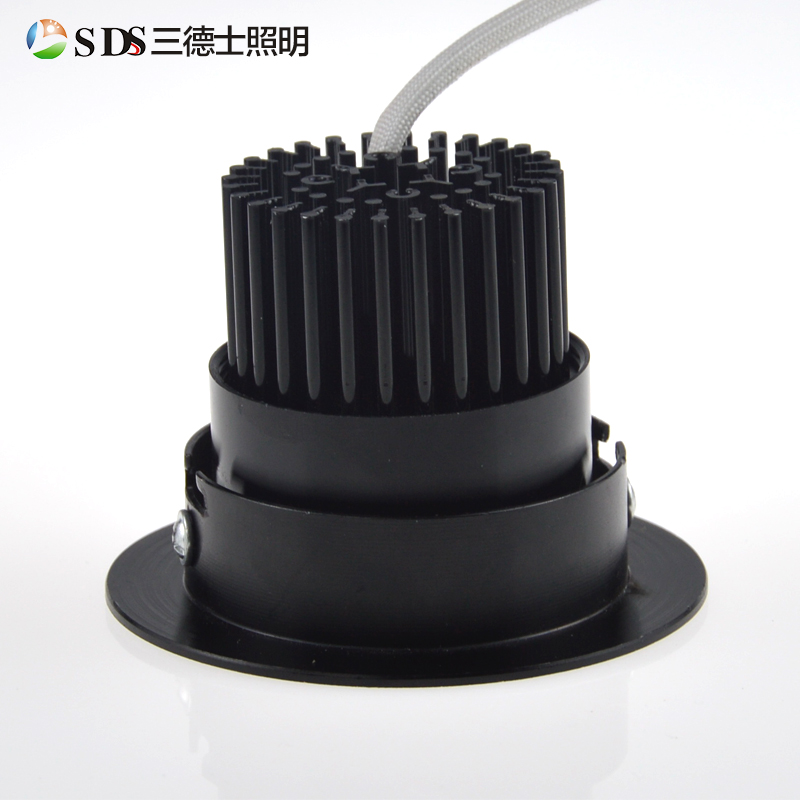 led天花燈LED筒燈小3W5W7WLED客廳臥室彩色射燈牛眼燈