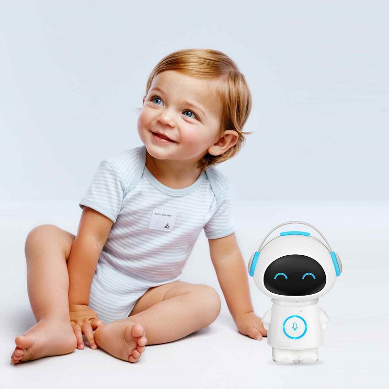 娃娃親親智能早教機(jī)器人 俗稱小親 親子陪護(hù) 學(xué)習(xí)故事機(jī) 兒童益智玩具 防撞耐摔