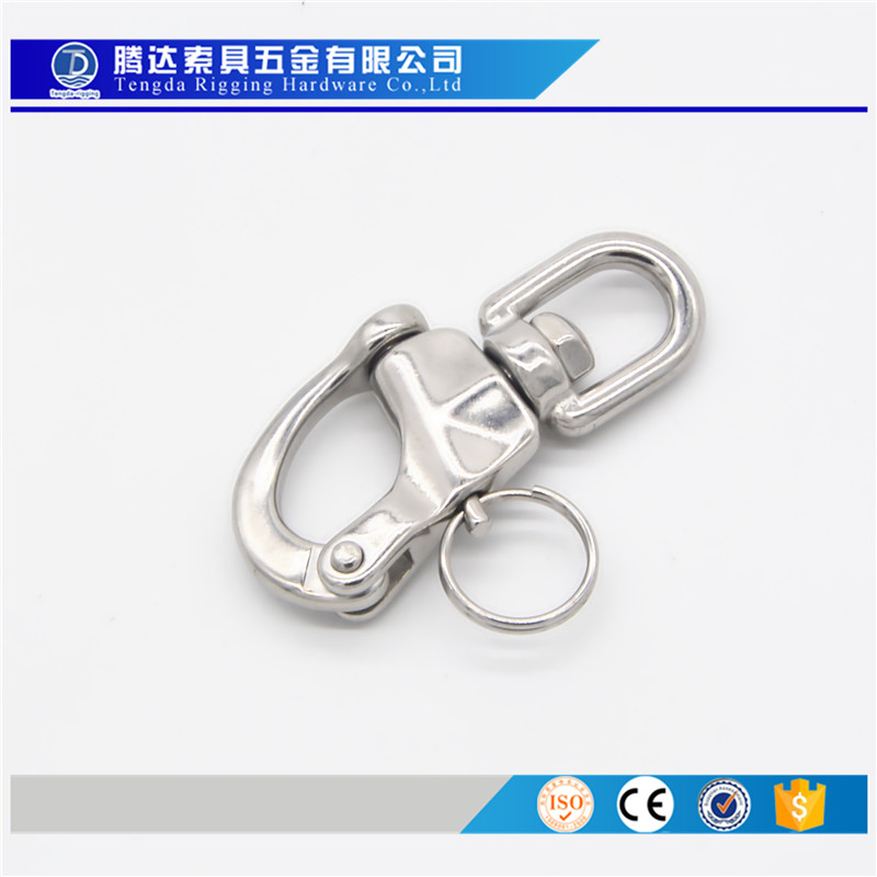 工廠生產(chǎn)不銹鋼圈式彈簧卸扣 手拉卸扣 叉式彈簧卸扣 固定彈簧卸扣