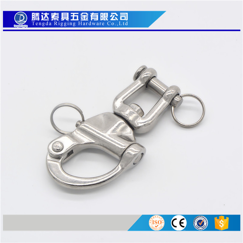 工廠生產(chǎn)不銹鋼海軍扣 固定彈簧卸扣快脫定向卸扣 各種不銹鋼索具產(chǎn)品